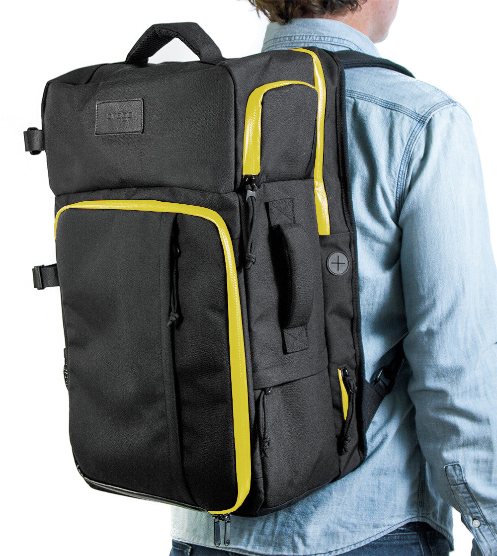 PROGO CARRY ON BACKPACK BLACK/YELLOW